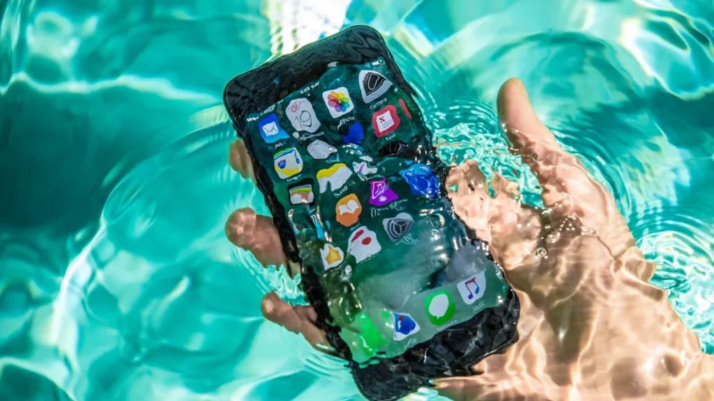 Do not forget that your phone can still suffer from liquid damage.