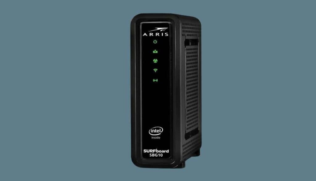 What are the 4 Lights on an Arris Modem?