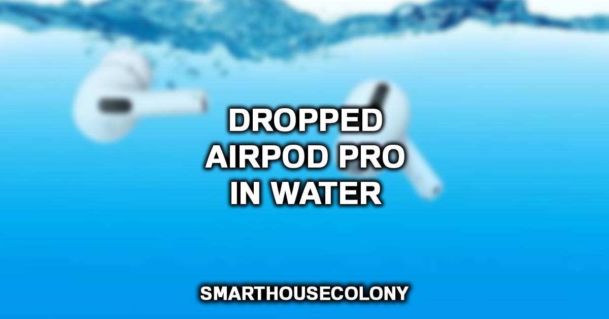 Dropped Airpod Pro In Water