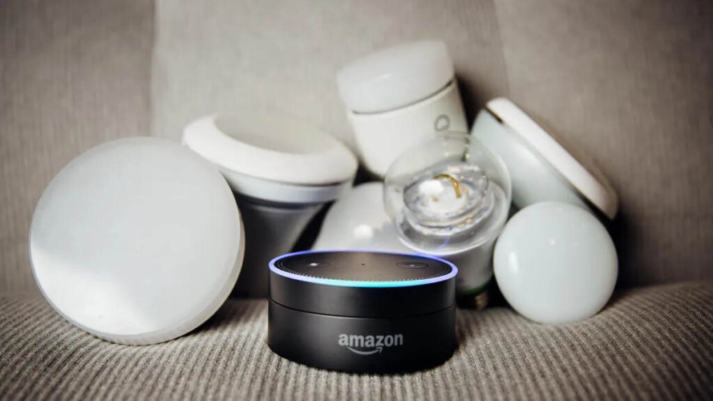 
What other light signals might an Amazon Echo device display mean