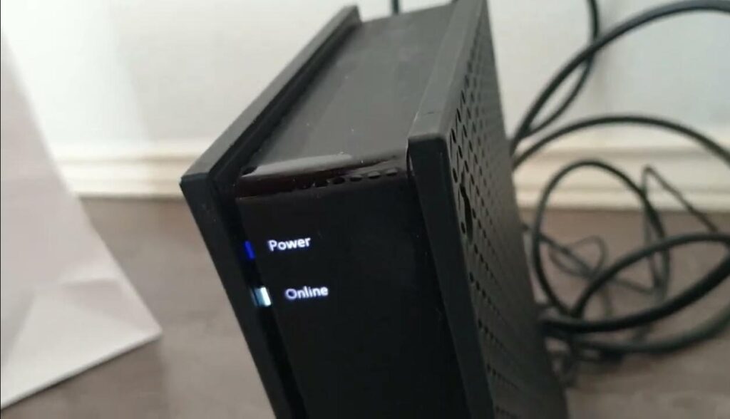 Why is my modem on but not online?